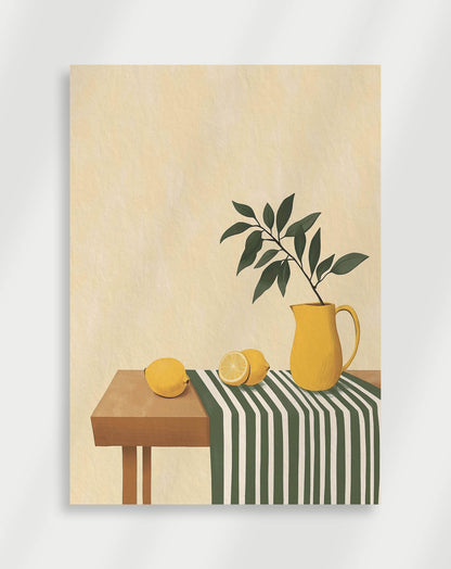 Trendy Lemon Poster