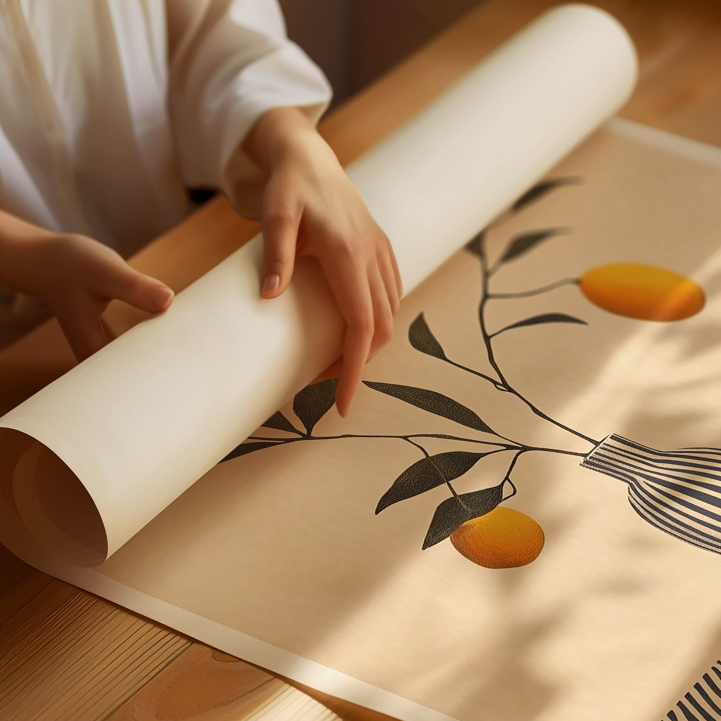 Trendig citron Poster