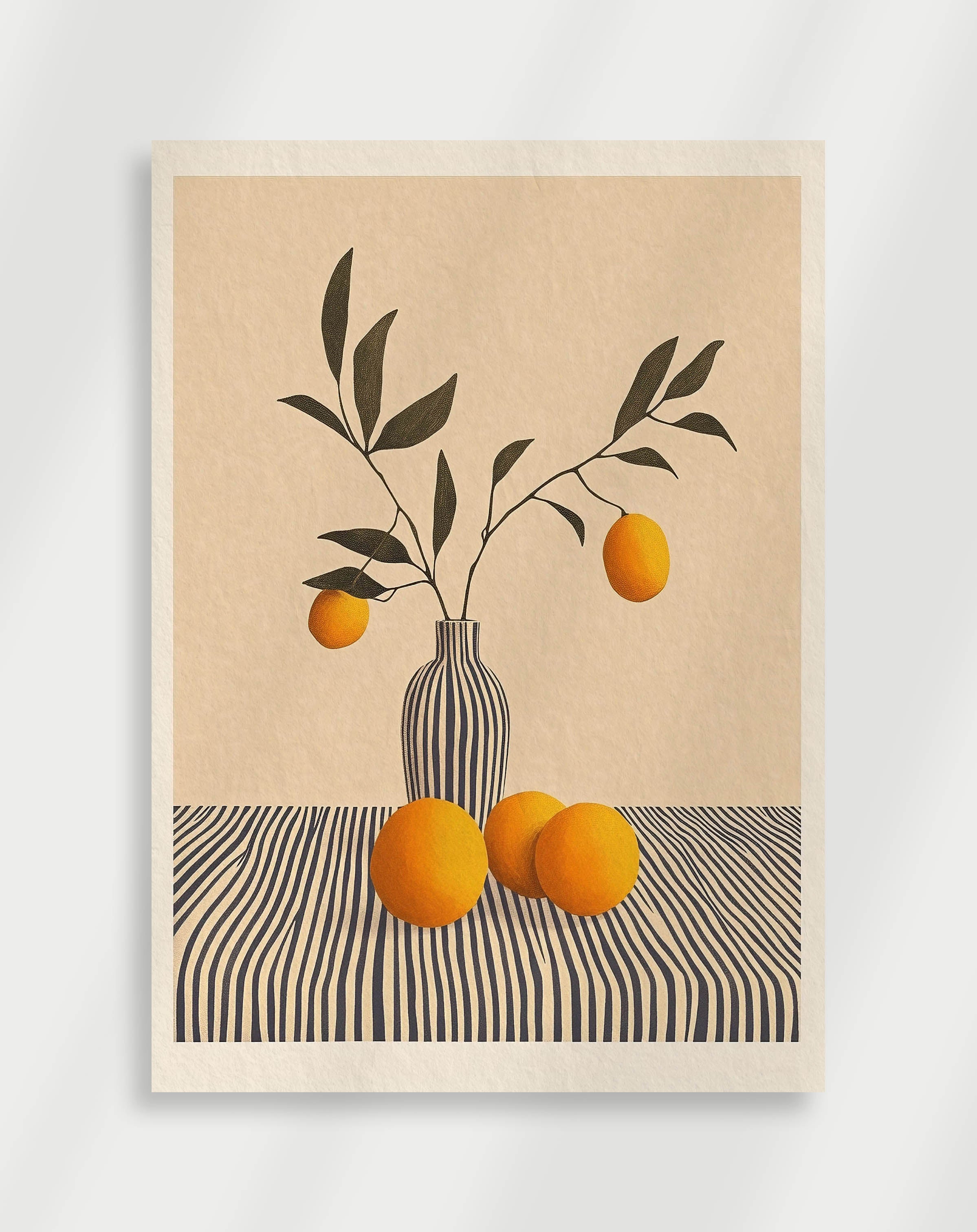 Trendig citron Poster