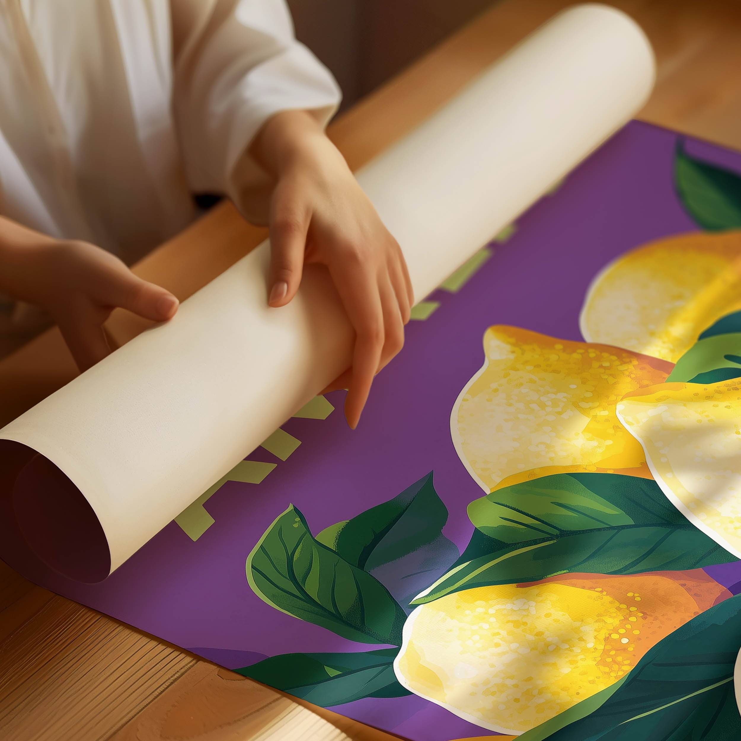 Amalafi citron Poster