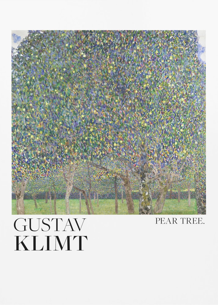 Gustav Klimt Pear Tree (1903) Poster