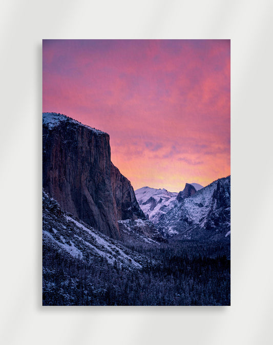 Solnedgång ljus Poster