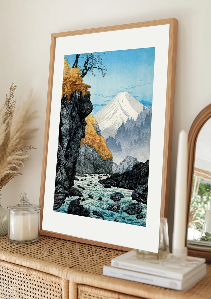 Ashitaka-bergets fot Poster