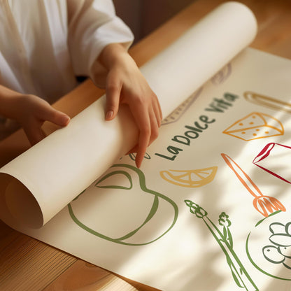 La dolce vita Food Poster