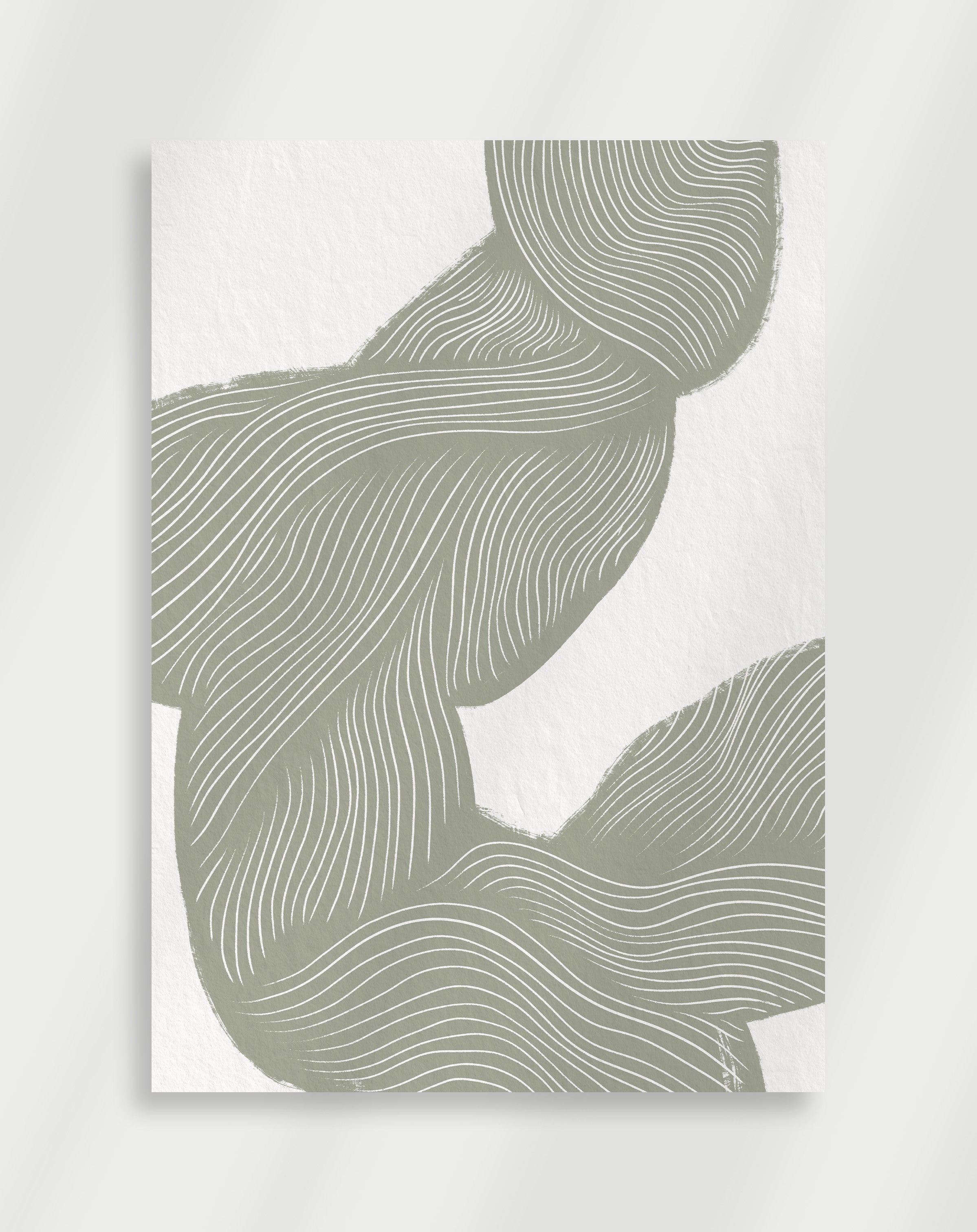 Abstrakta gröna linjer