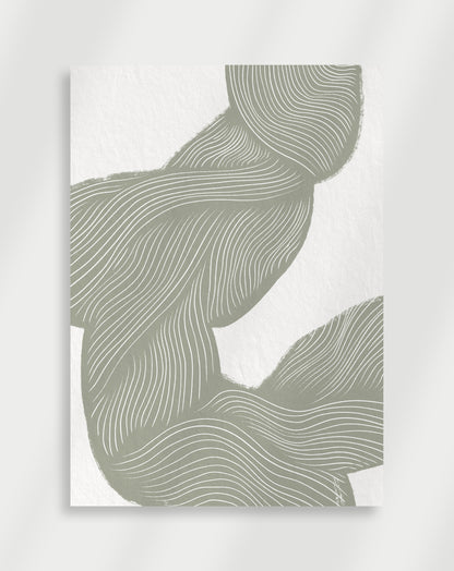 Abstract Green Lines