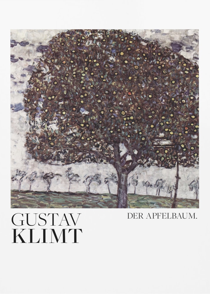 Gustav Klimt Der Apfelbaum (1916) Poster