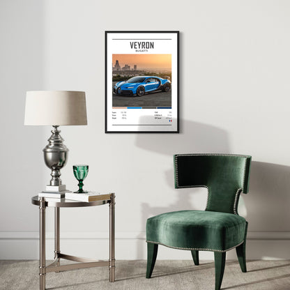 Veyron Car Poster