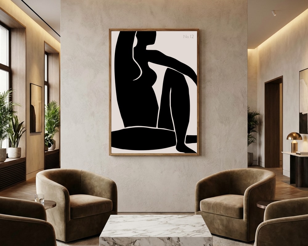 Graceful Silhouette Poster