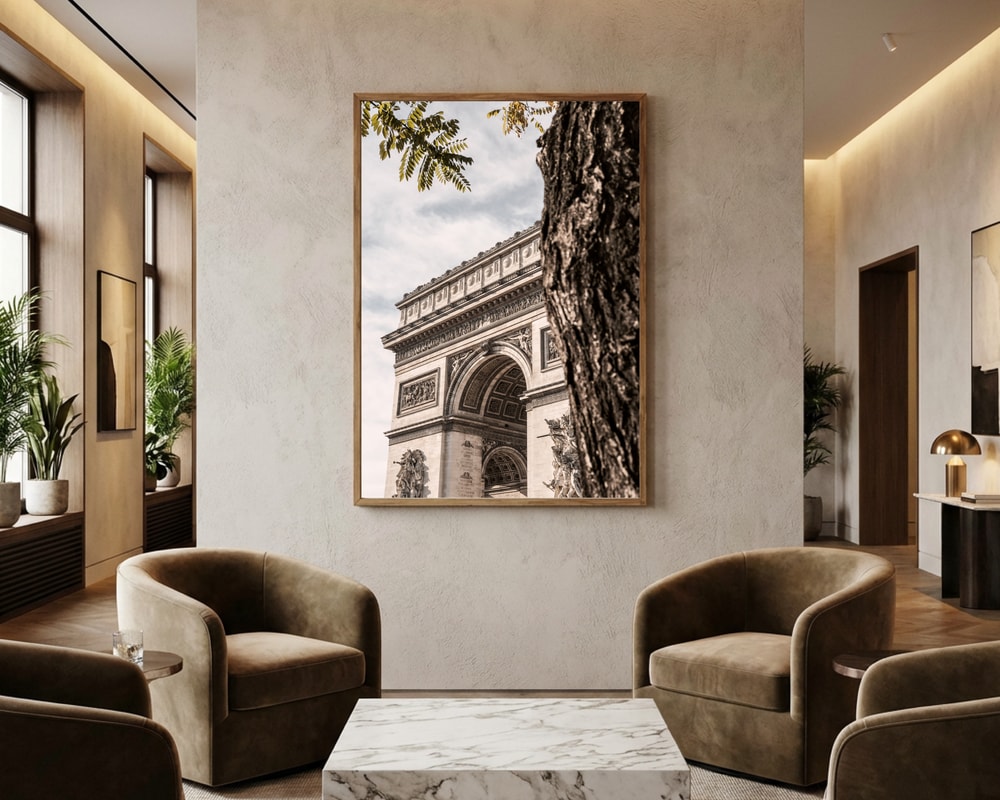 Triumfbågen Paris Poster