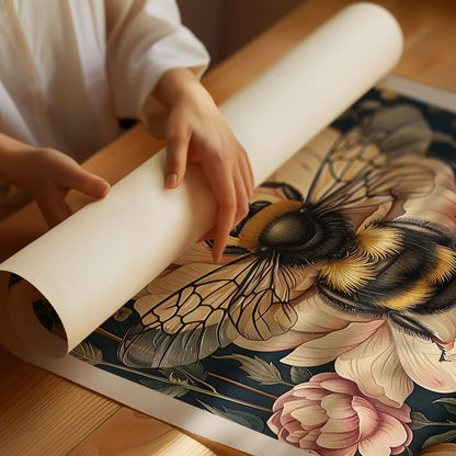 William Morris Bee Poster