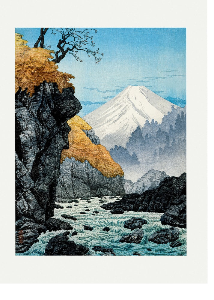 Ashitaka-bergets fot Poster