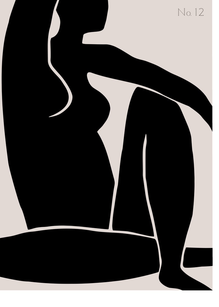 Graceful Silhouette Poster
