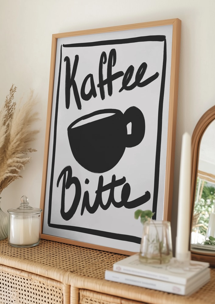Affiche "Kaffee Bitte"