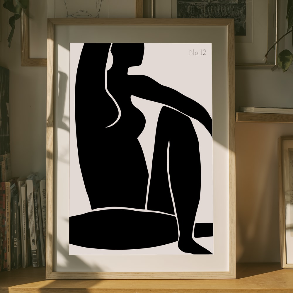 Graceful Silhouette Poster