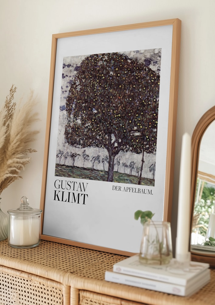 Gustav Klimt Der Apfelbaum (1916) plakat