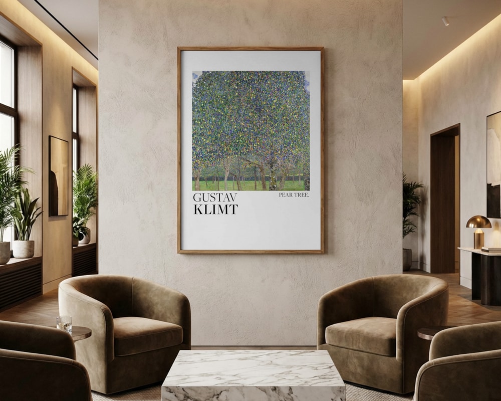 Gustav Klimt Päronträd (1903) Poster