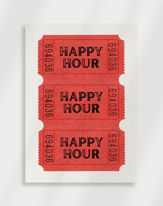 Happy Hour Poster