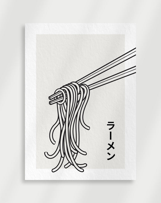 Ramen nudlar poster
