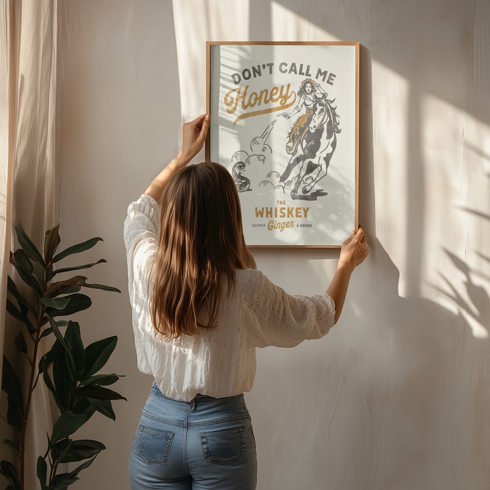Tryck inte Honey Print 2 Poster