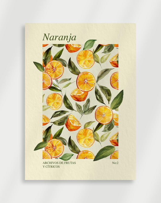 Naranja nr.2 Affisch