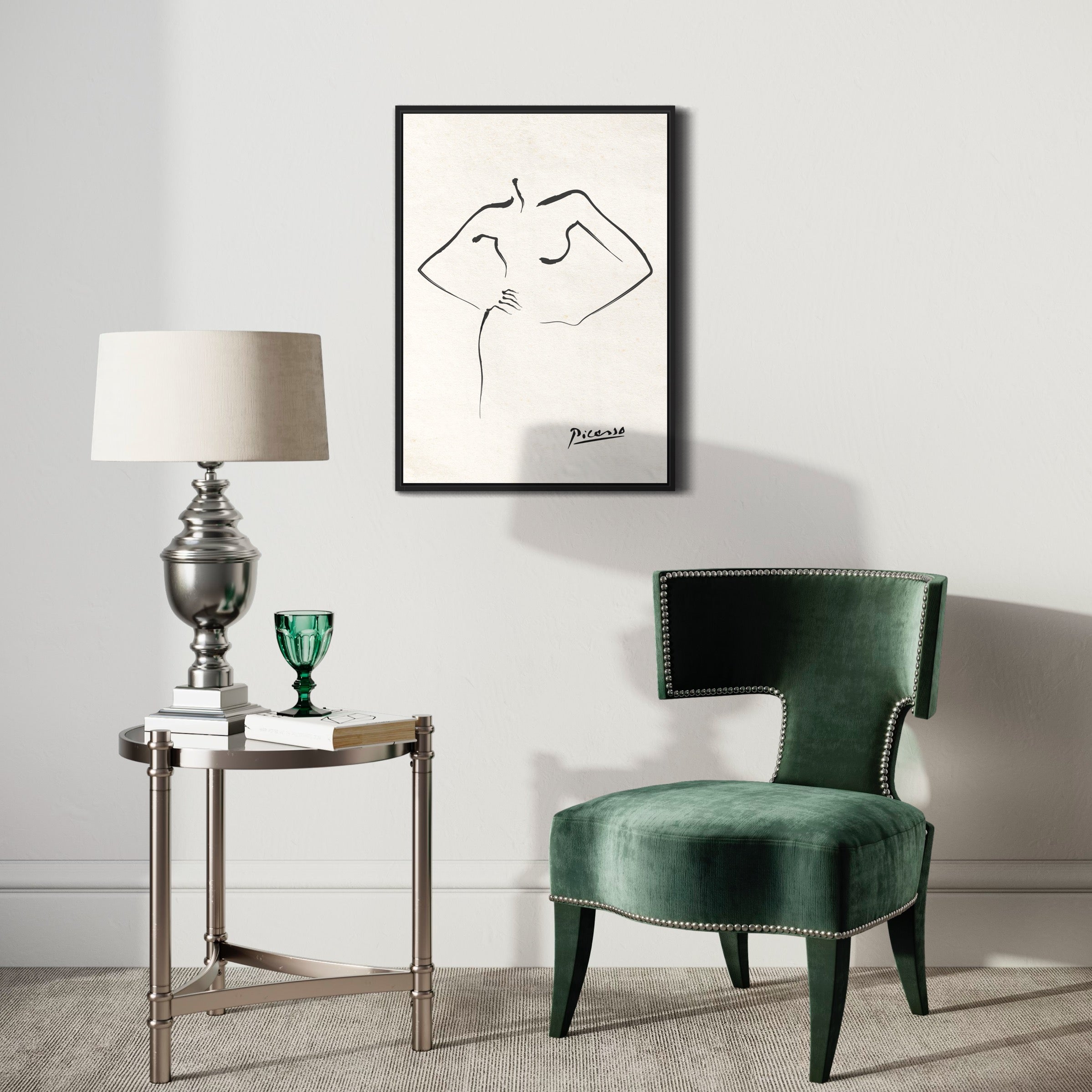 Picasso Konst Figur Poster