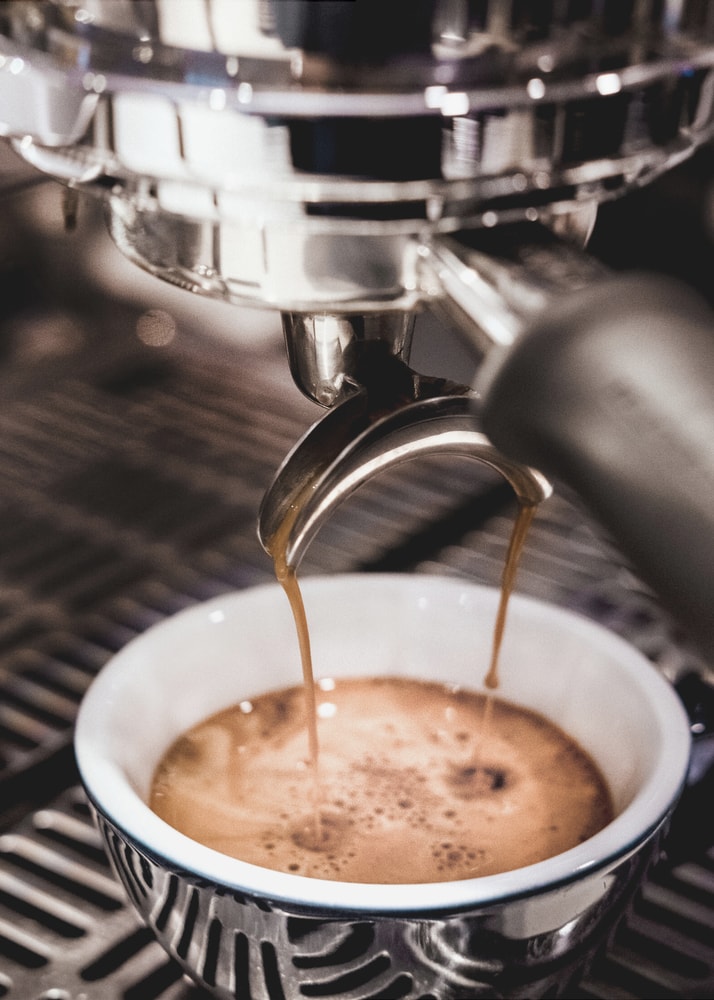 Poster „Frischer Espresso-Guss“