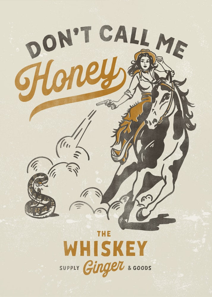Tryck inte Honey Print 2 Poster