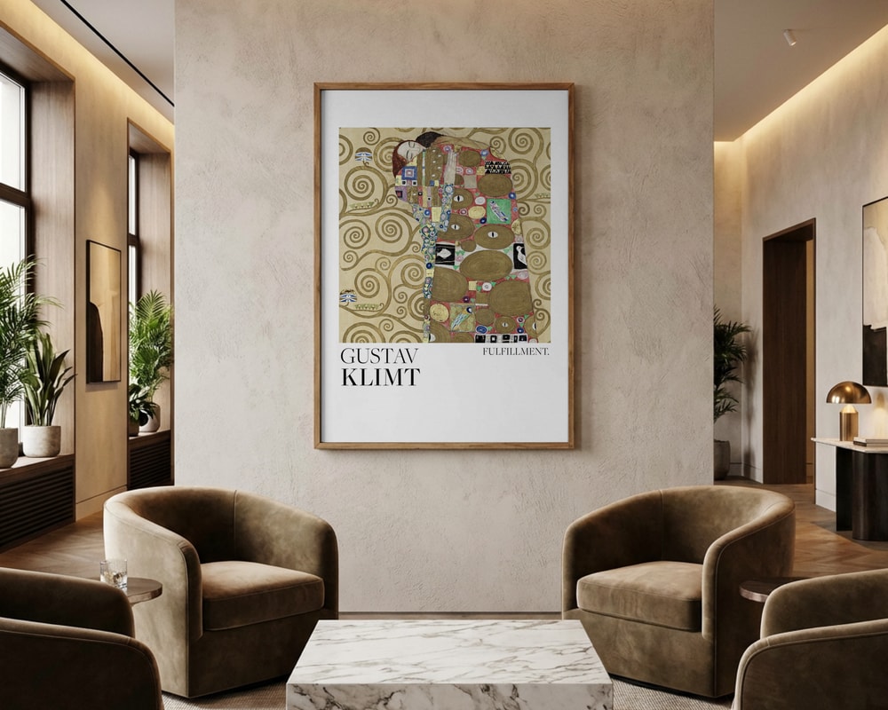 Poster 2 „Gustav Klimt Erfüllung (1910–1911)“