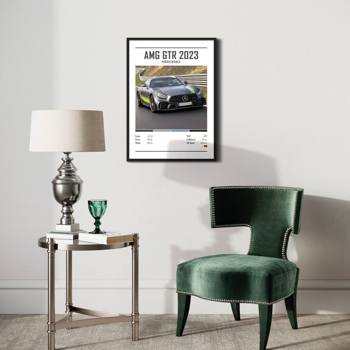 Amg Gtr Bil Poster