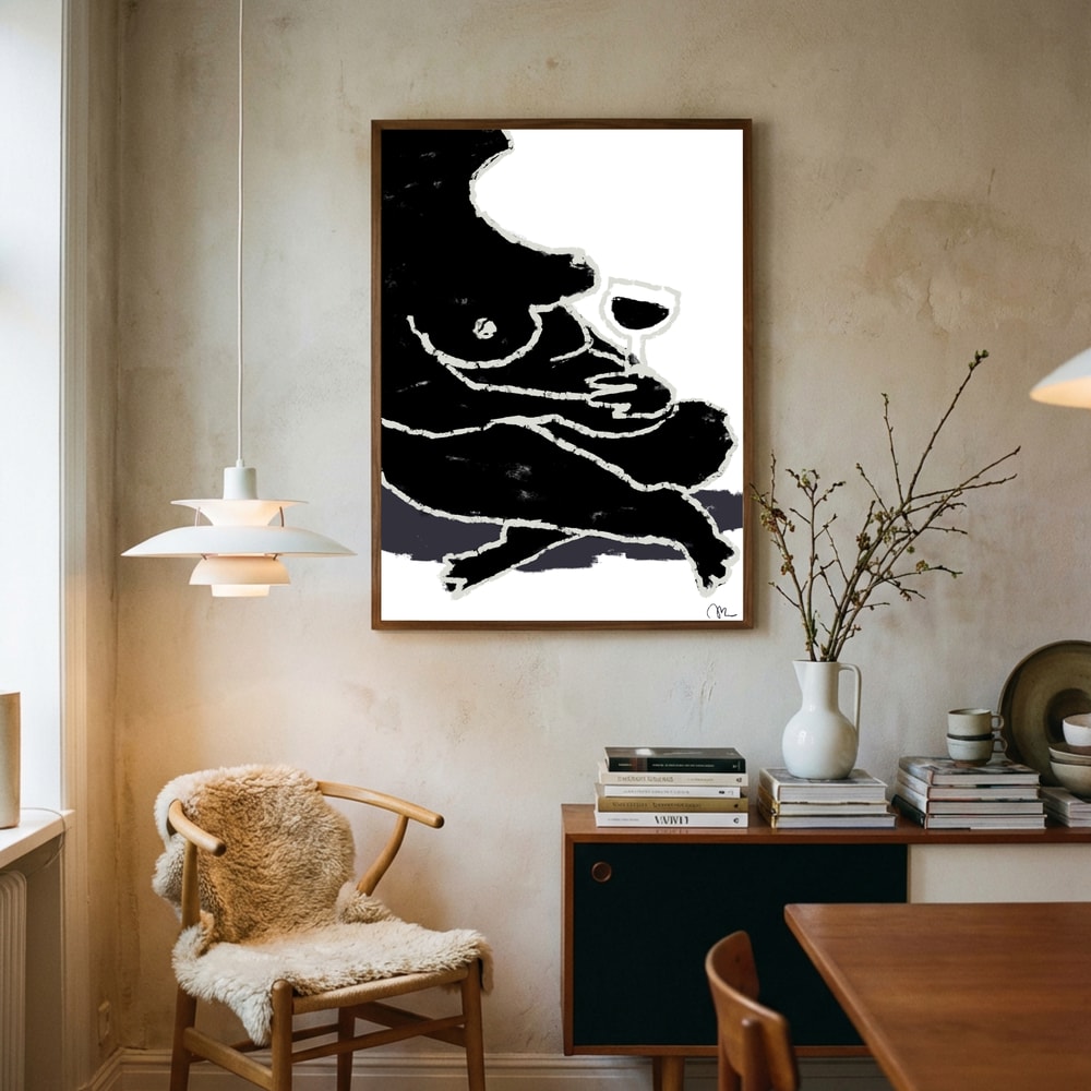 Relaxed Wine Poster