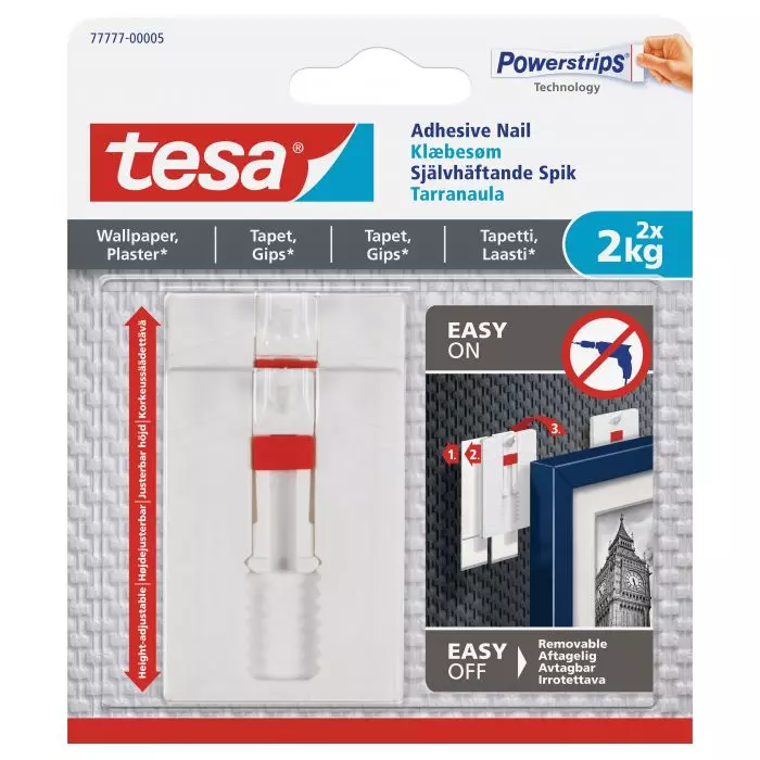 Tesa Tavelupphängare 2-pack 2kg