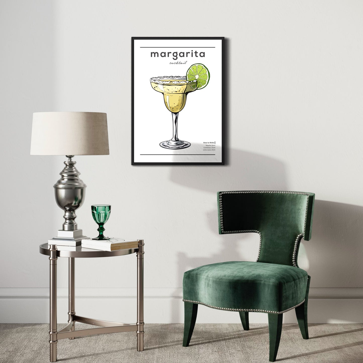 Margarita Cocktail Poster