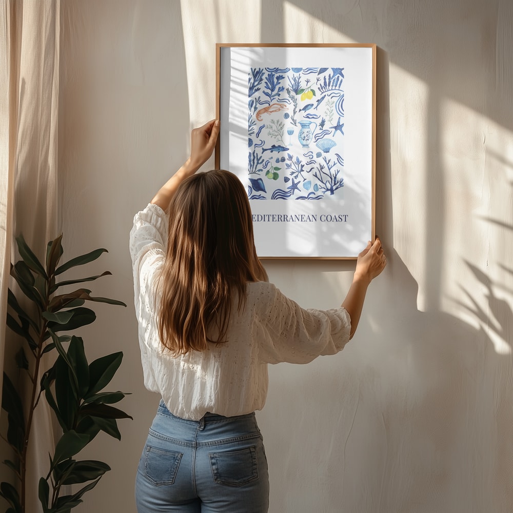 Havets läckerheter från Medelhavet Poster