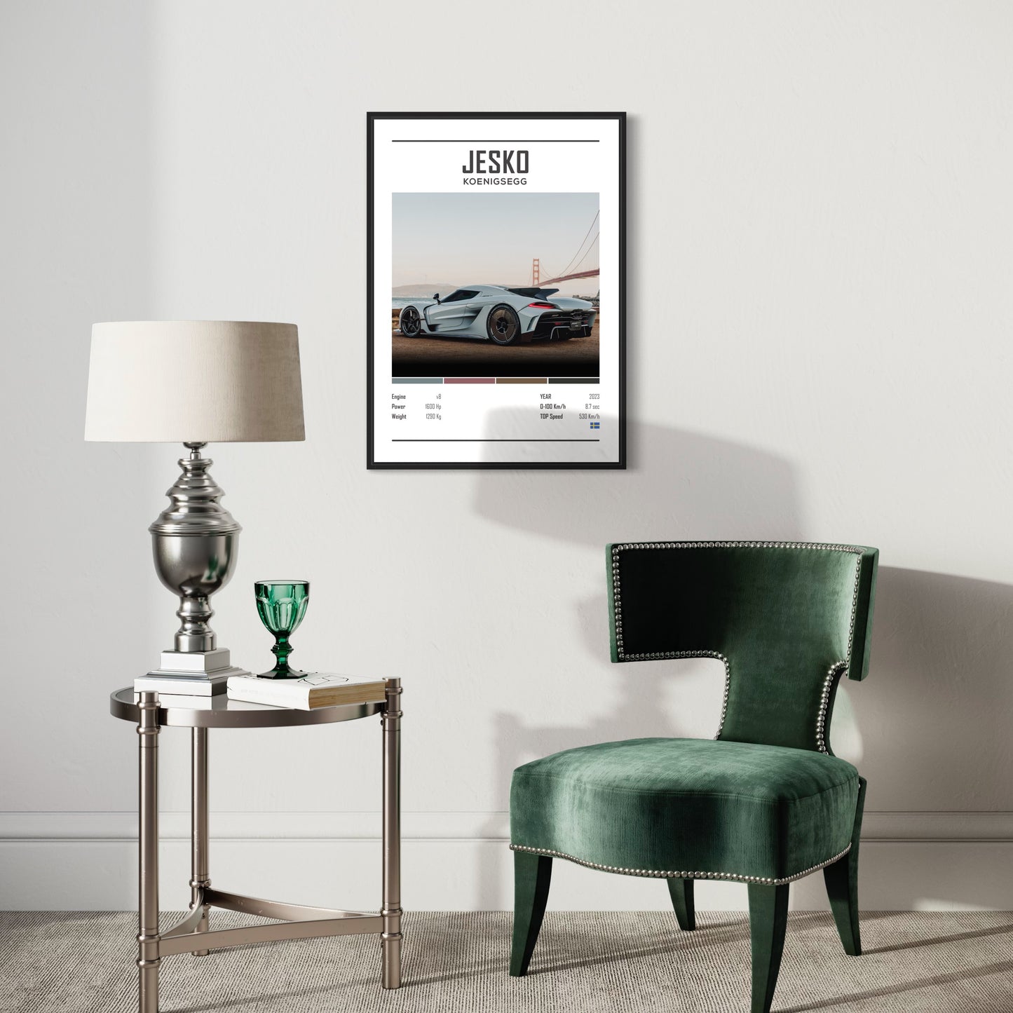 koenigsegg Jesko Bil Poster