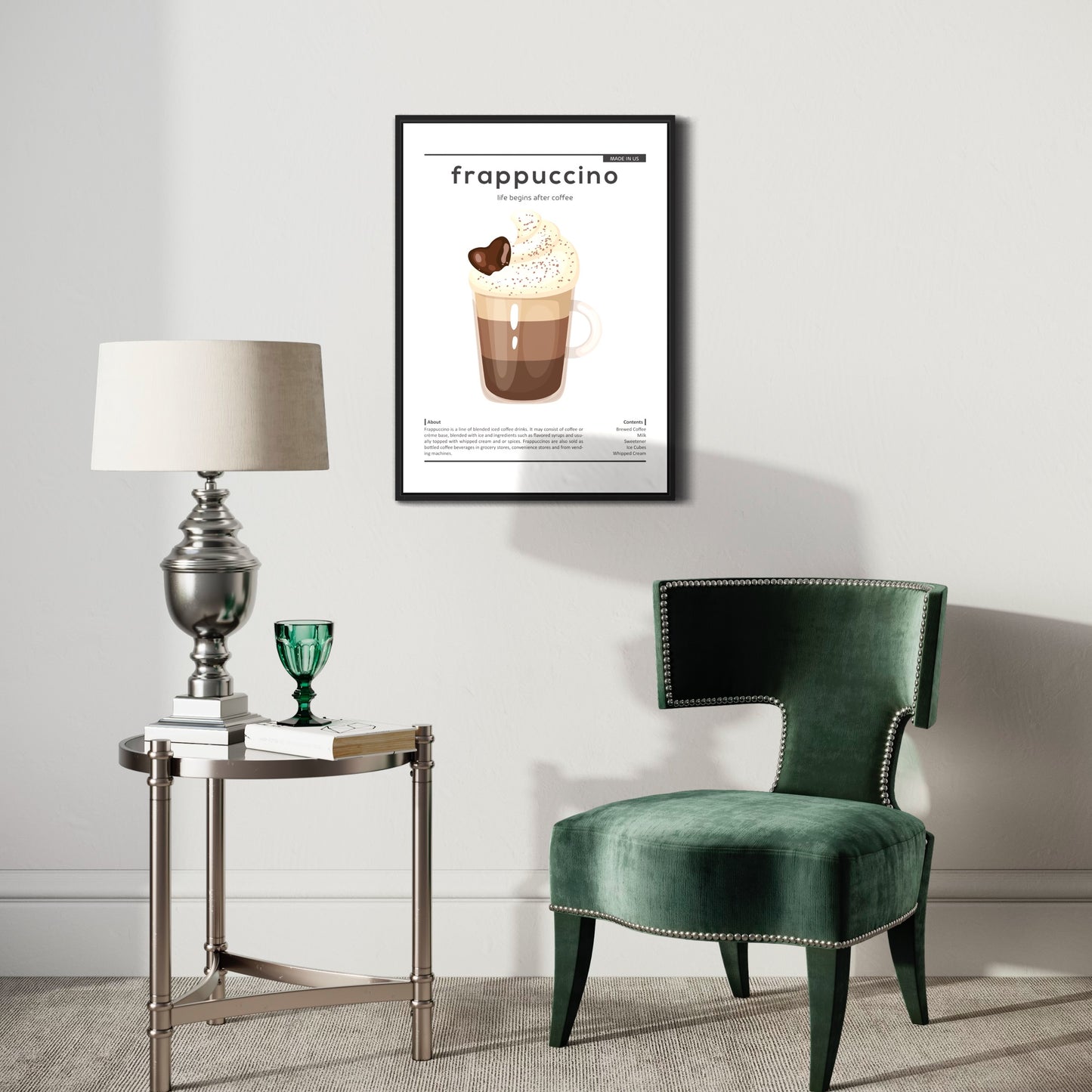 Frappuccino Kaffe Poster