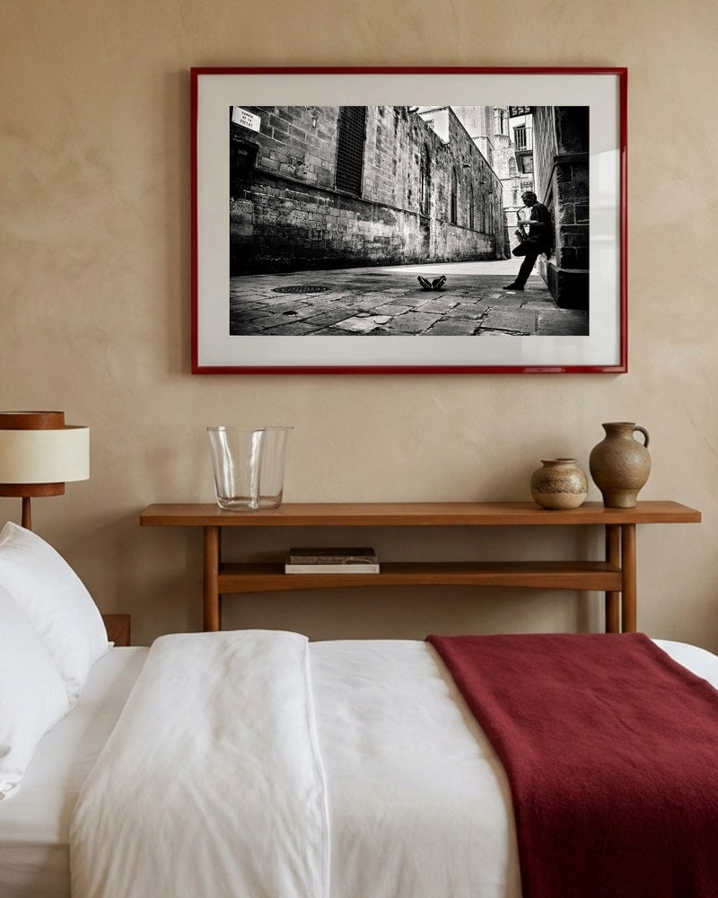 Gotiska kvarteret saxofon Poster