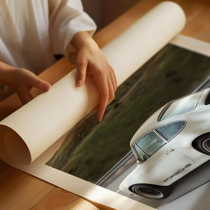 Vintage 911 Carrera Car Poster