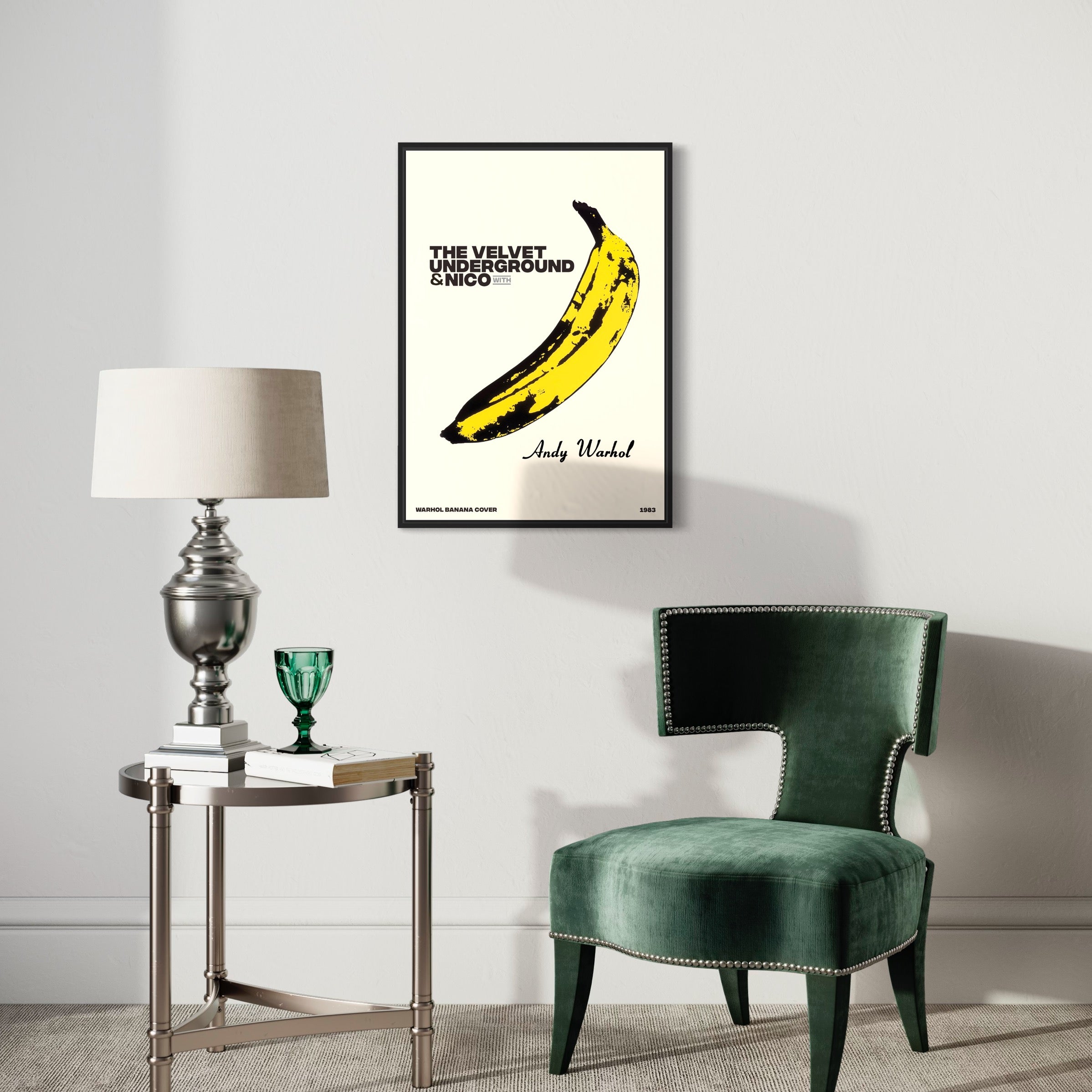 Warhol Banan Konst Poster