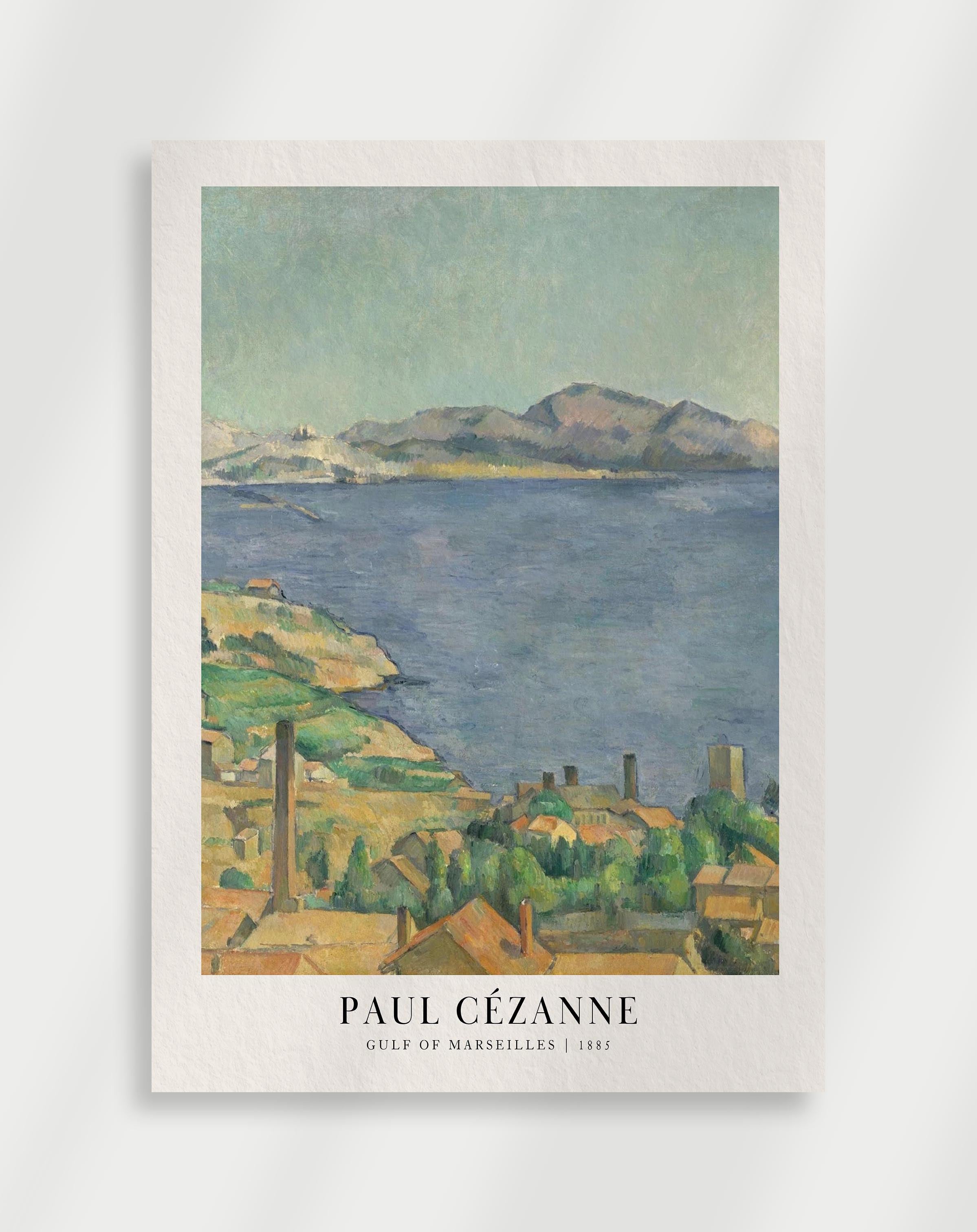 Paul Cézanne "Gulf of marseilles" Poster