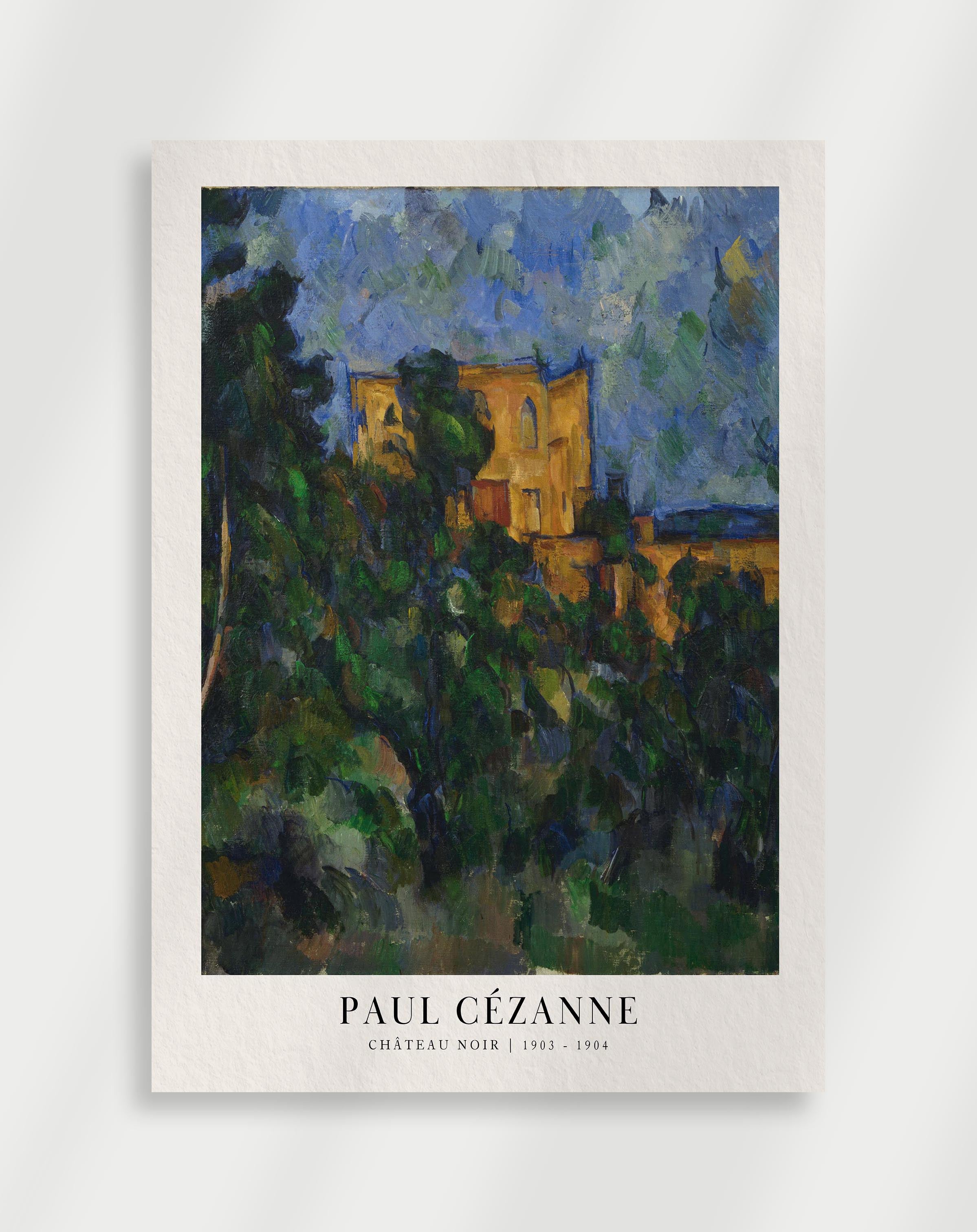 Paul Cézanne "Château Noir" Poster