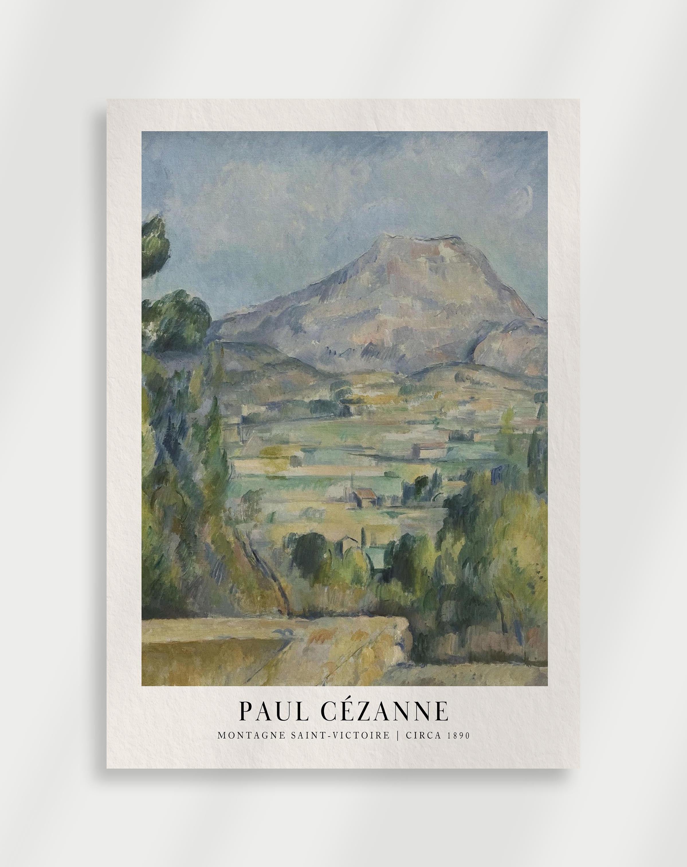 Paul Cézanne "Montagne Sainte-Victoire" Poster