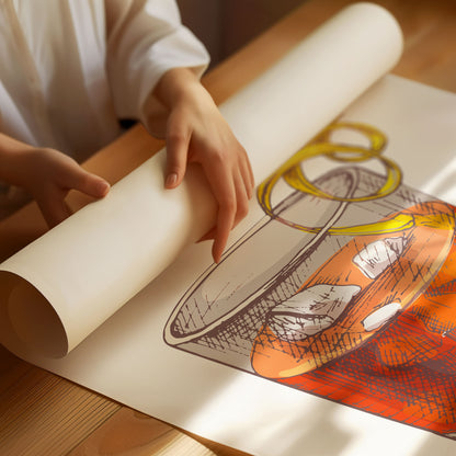 Old Fashioned Cocktail Poster