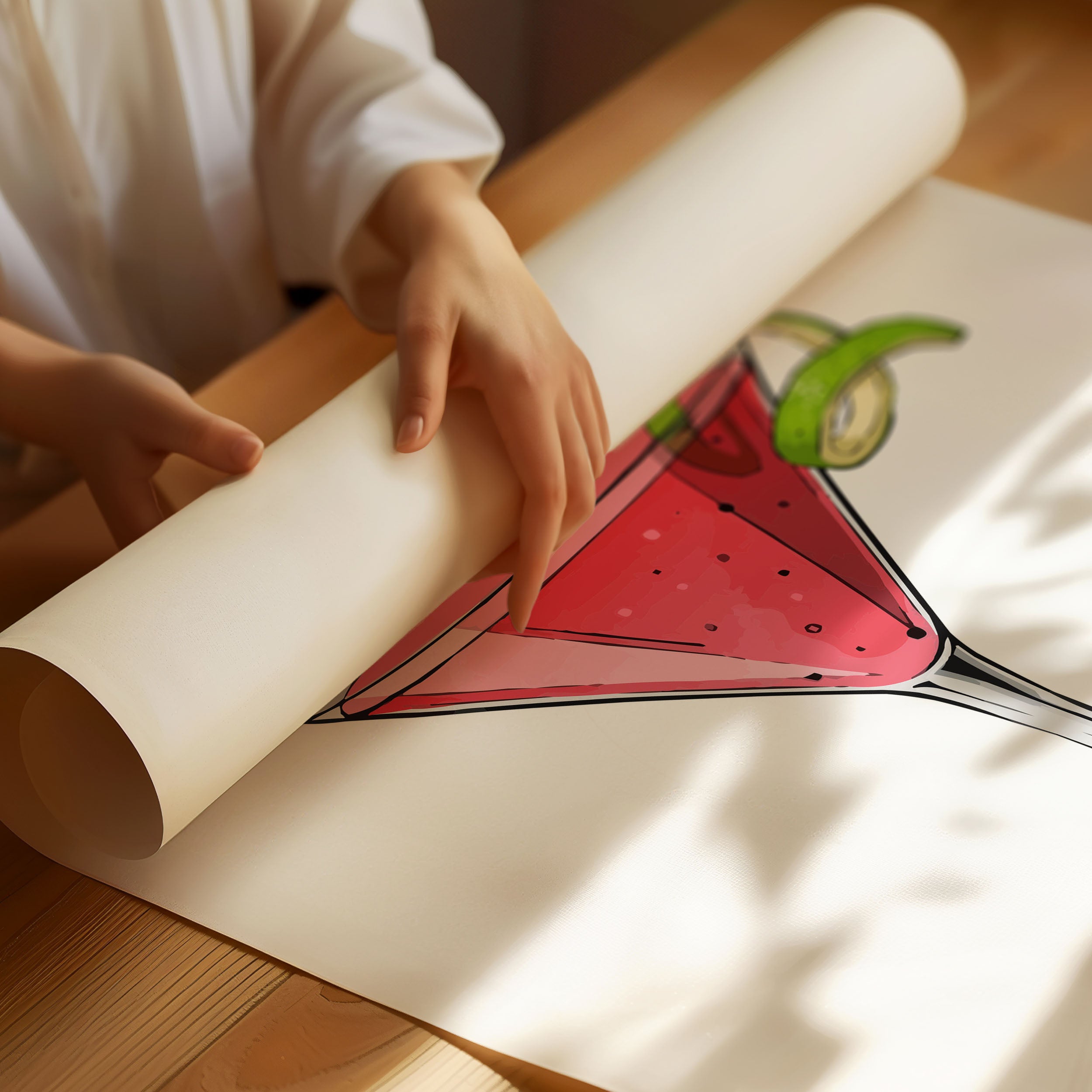 Cosmopolitan Cocktail Poster