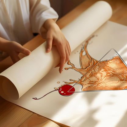 Manhattan Cocktail Poster