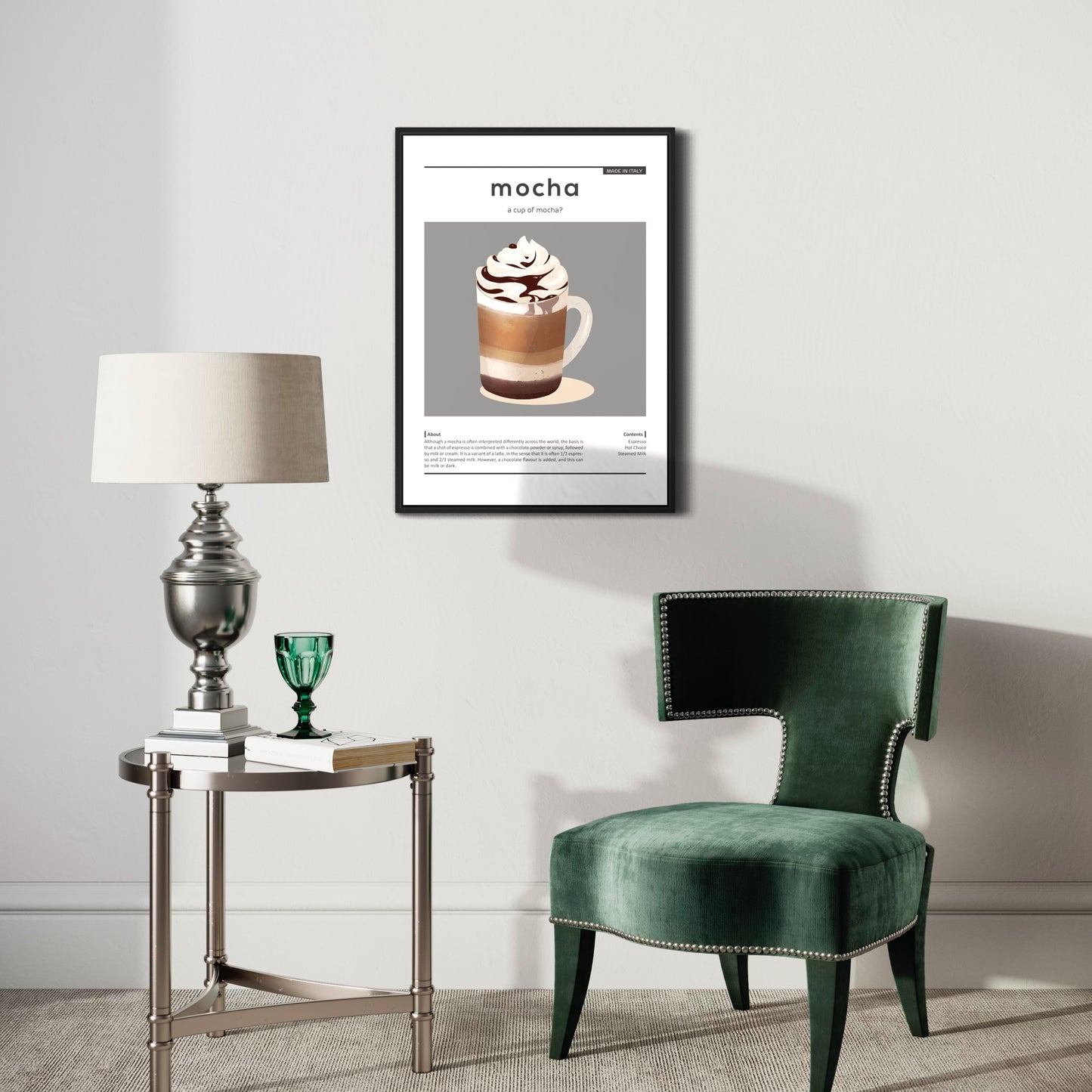 Mocka Kaffe Poster