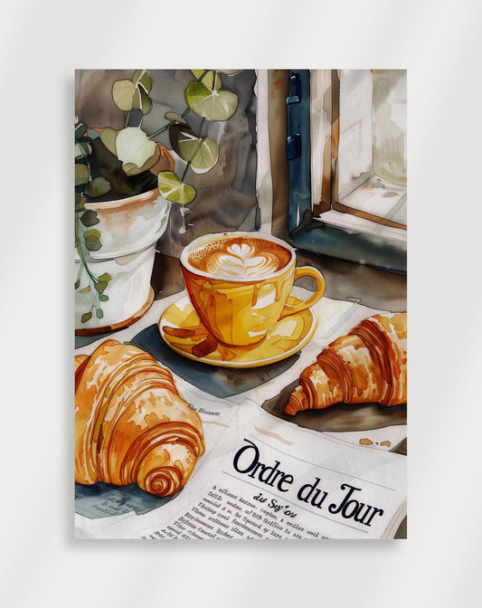 Croissant-affisch