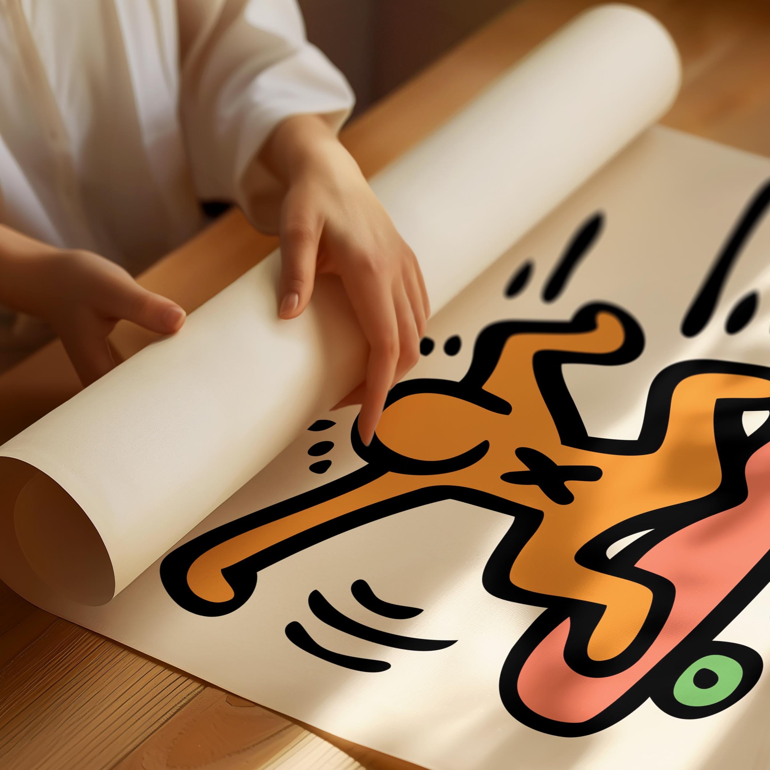 Skateboard Konst Poster