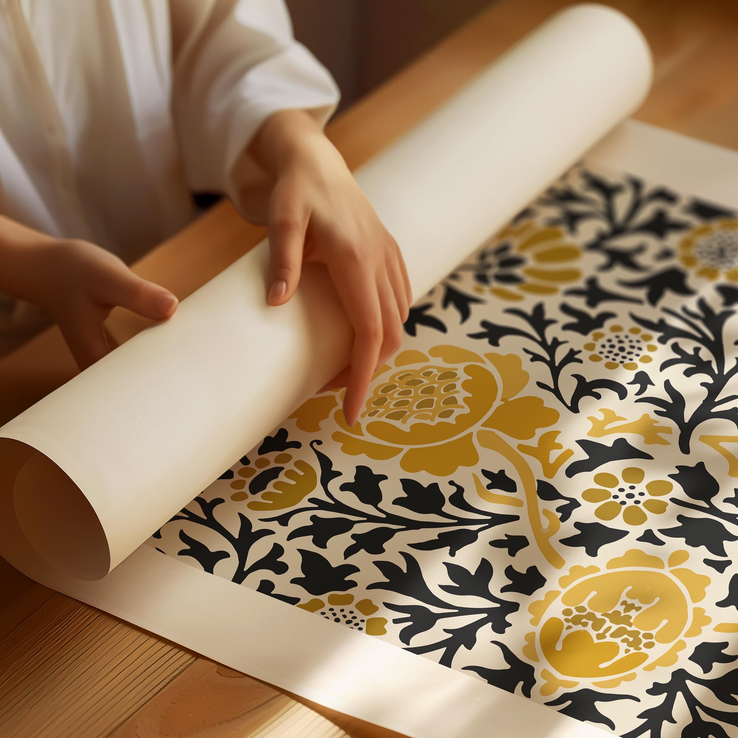 William Morris Ornament Pattern Poster
