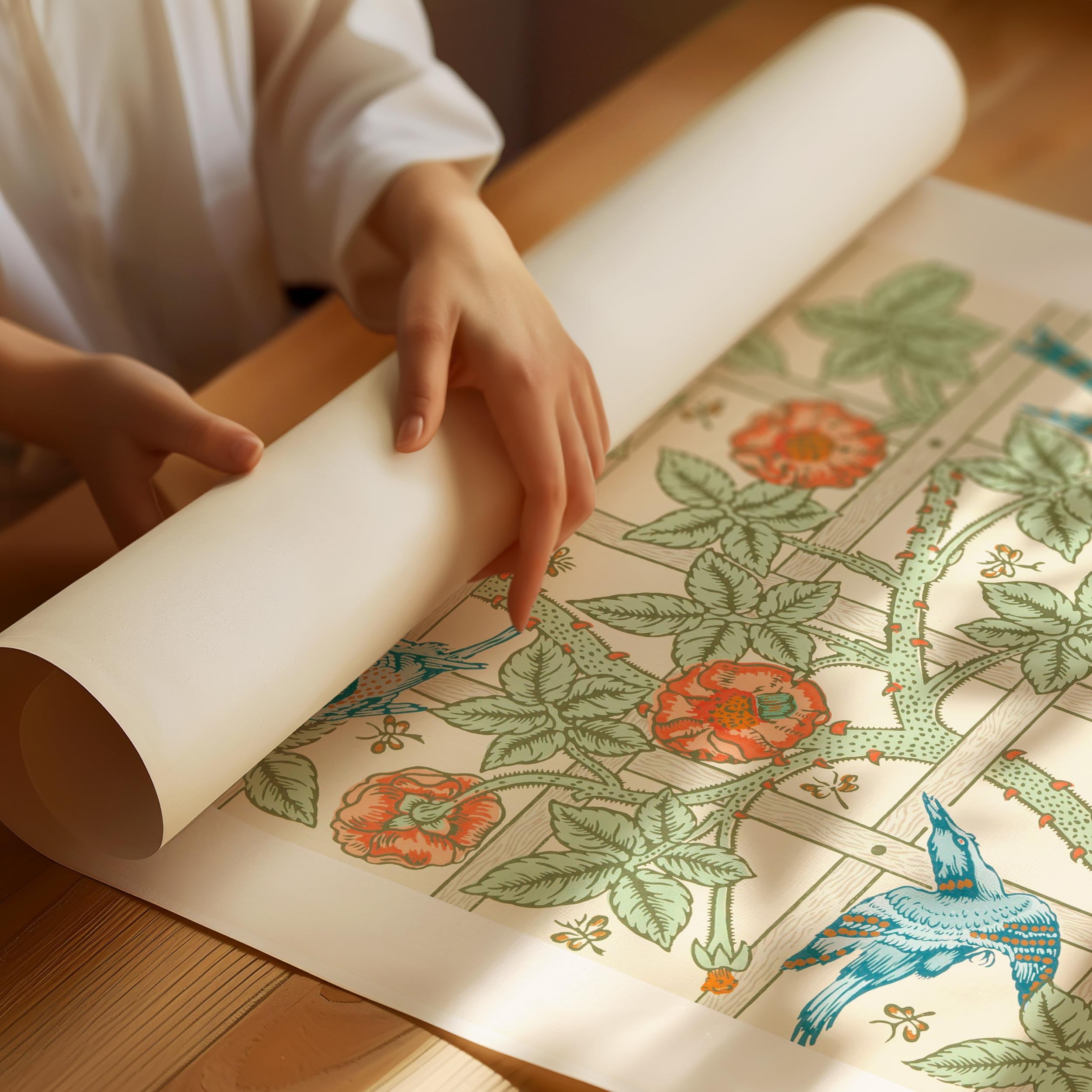 William Morris Trellis Poster